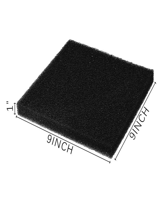AFACYGN 6 Pieces Fish Tank 9 x 9 x 1 Inch Filter Foam Sponges, Aquarium Bio Sponge Sheet Filter Media Pad, Cut-to-Size Foam for Fish Tank - Image 3